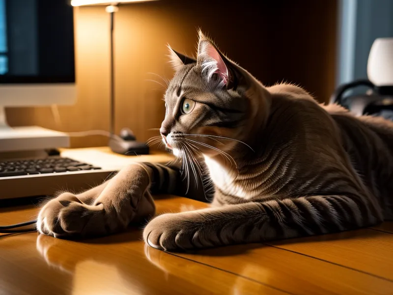 Katzenpfote auf der Tastatur direkt nach einem erfolgreich versendeten Newsletter als Solopreneurin