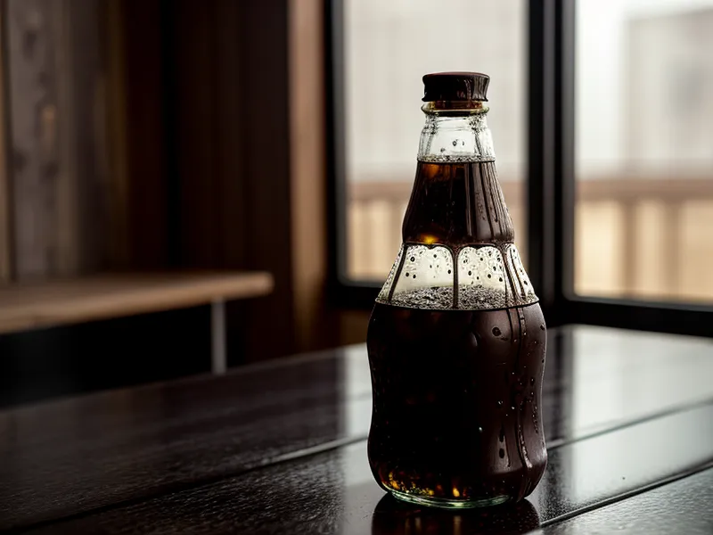 Fritz-Kola Flasche auf einem Schreibtisch während der Marketing Automatisierung