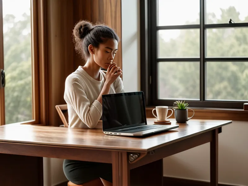 Zufriedener Solopreneur am Schreibtisch nach erfolgreicher Einrichtung der E-Mail-Automation.
