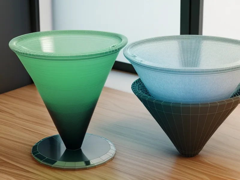 Marketing Funnel Visualisierung auf einem Tablet in einer modernen Arbeitsumgebung